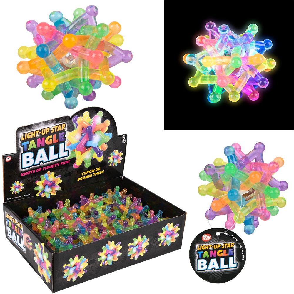 3" LightUp Star Tangle Ball