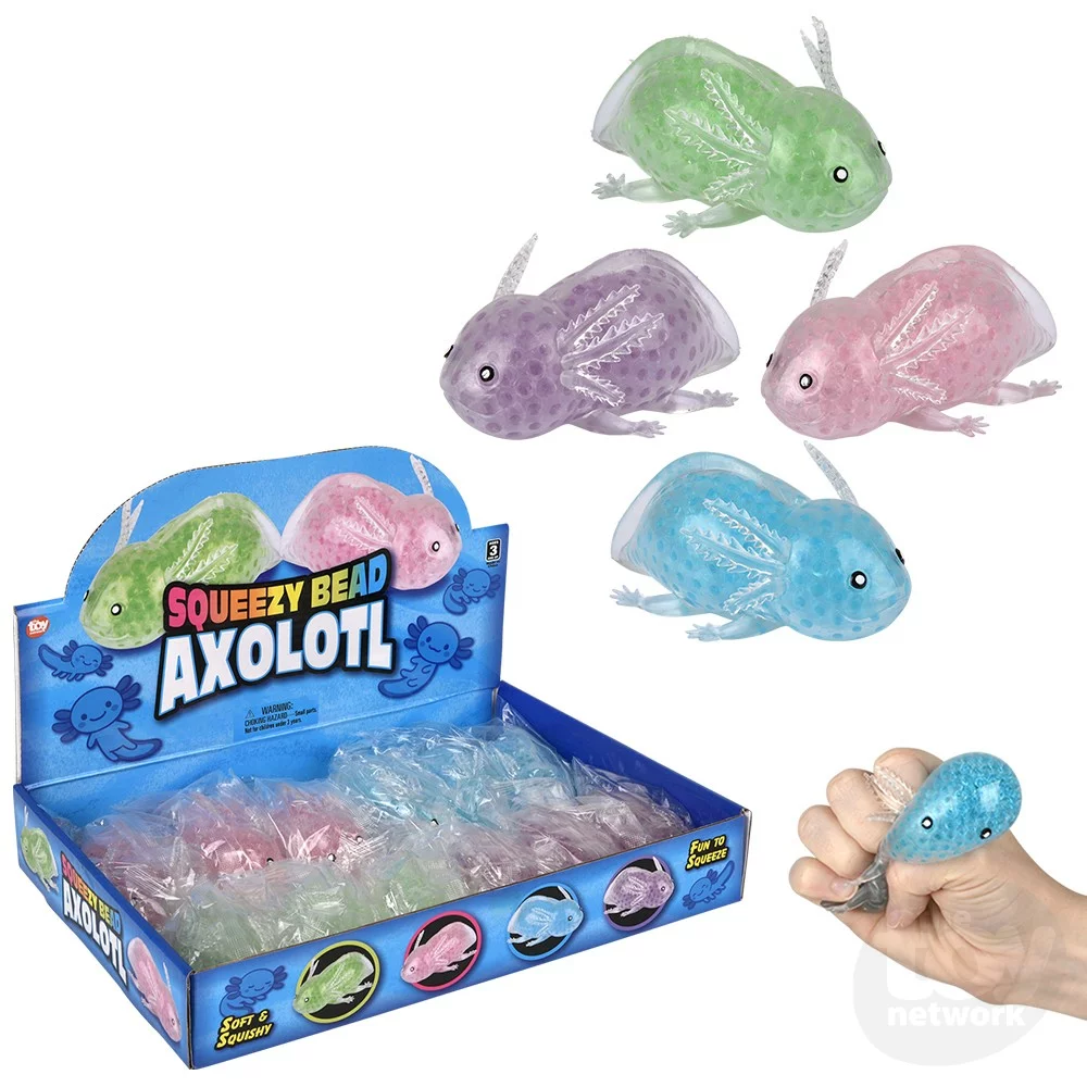 3.5 Squeezy Bead Axolotl 12ct