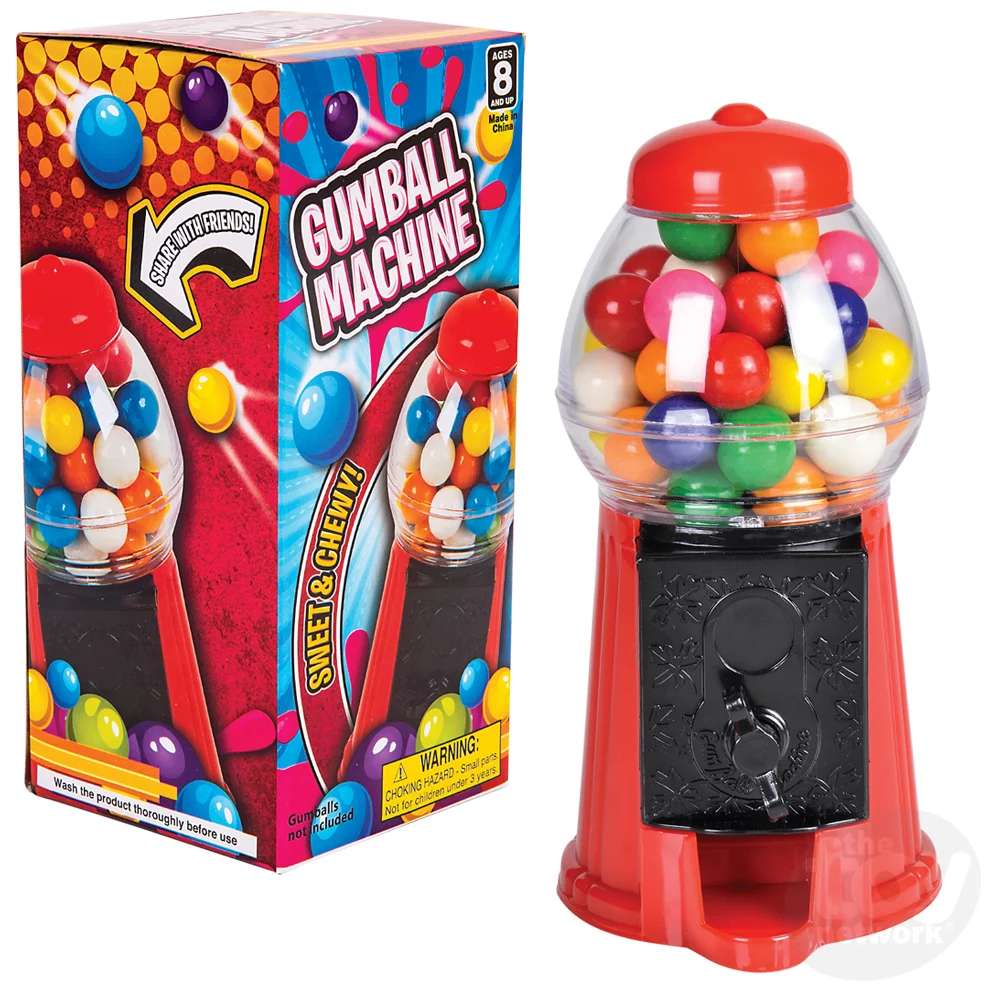 New in Box Smarties Gum Ball Machine Coin Bank 