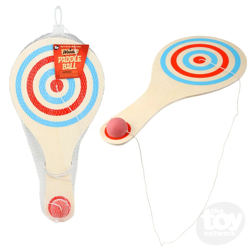11.33 Wooden Paddle Ball