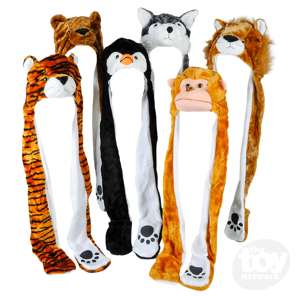 Plush Animal Hat Mix With Long Paws 35