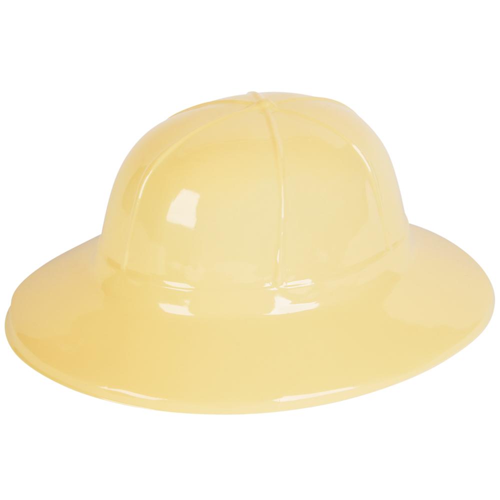 Tan Plastic Safari Hat