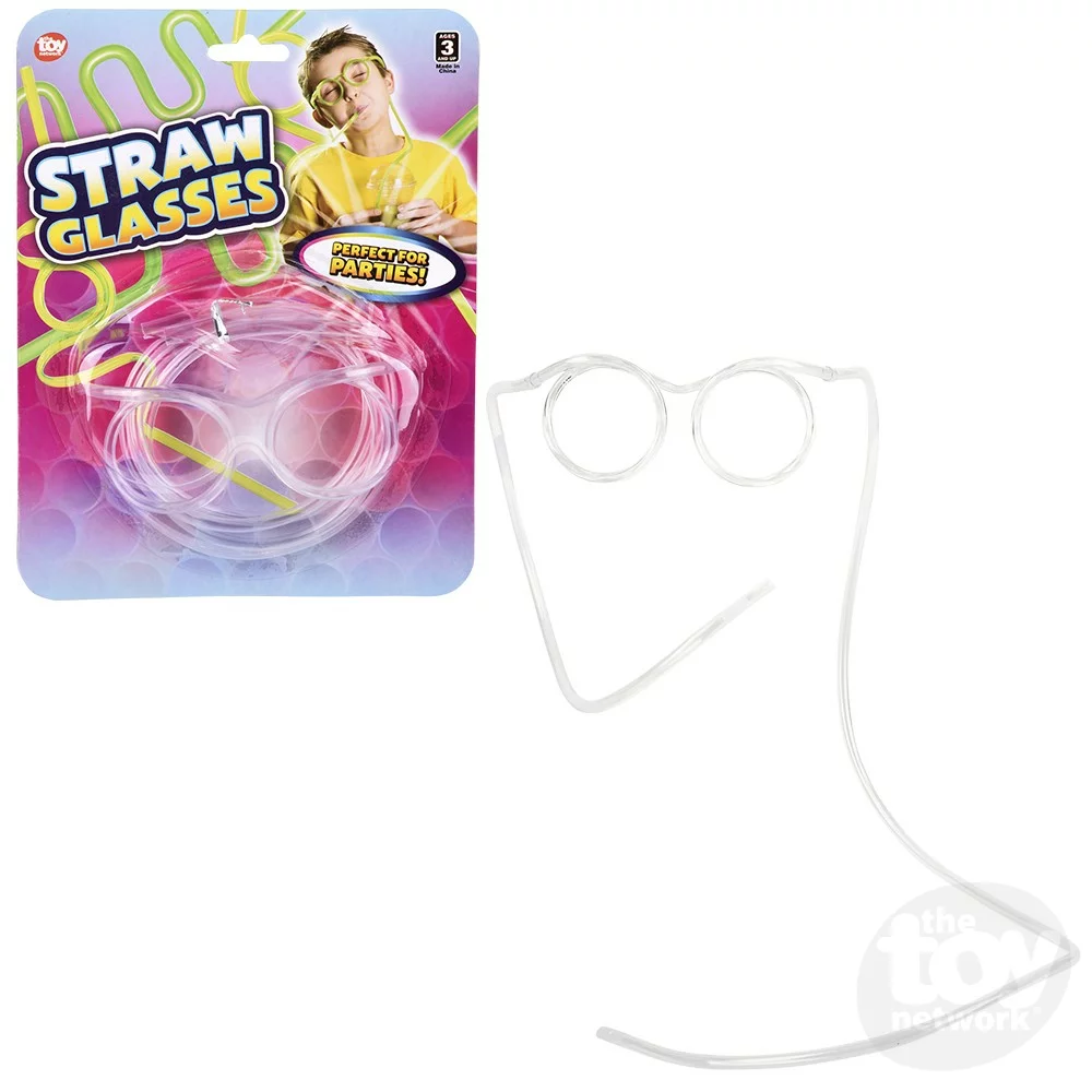 Silly Straw Drinking Glasses