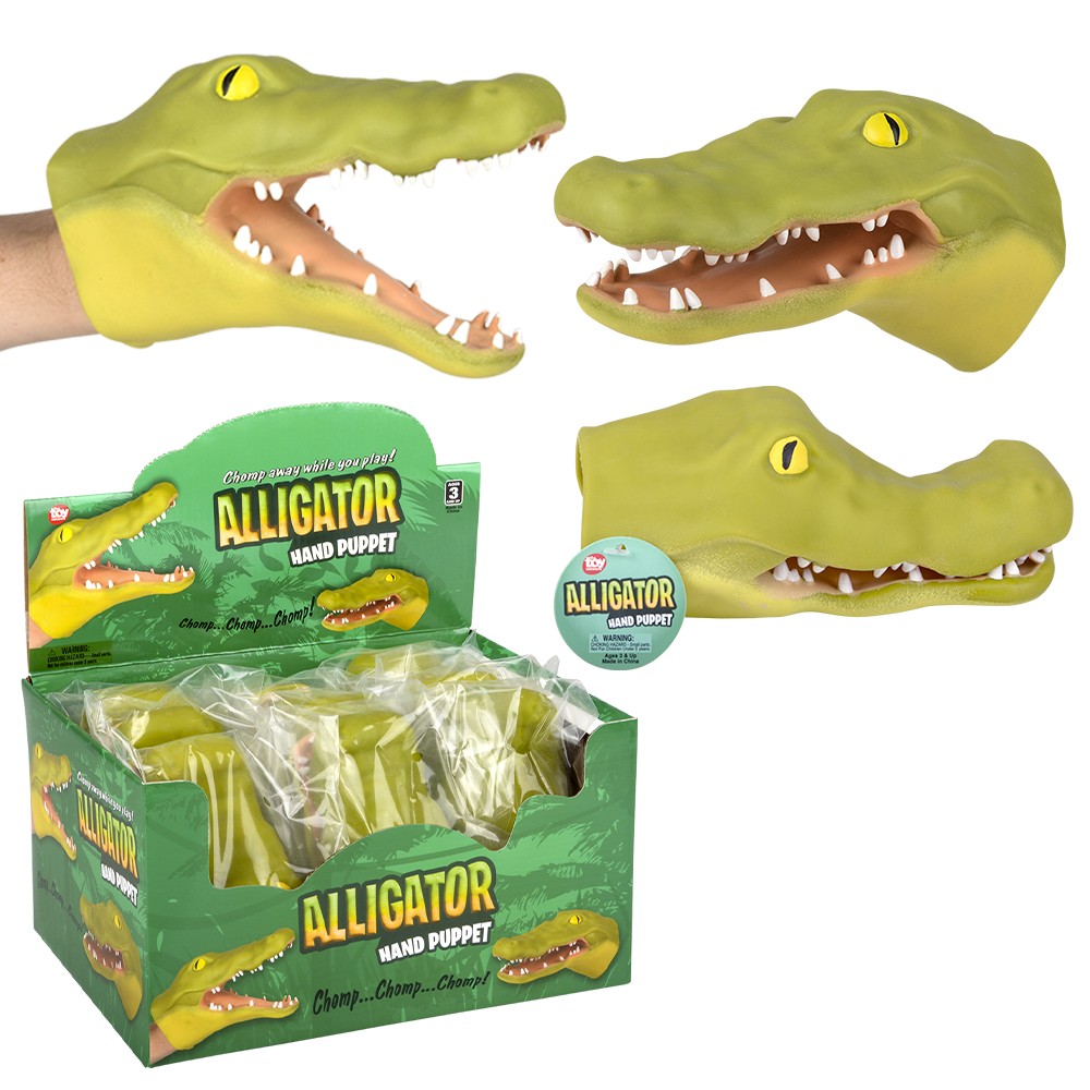 Stretchy Alligator Hand Puppet 6