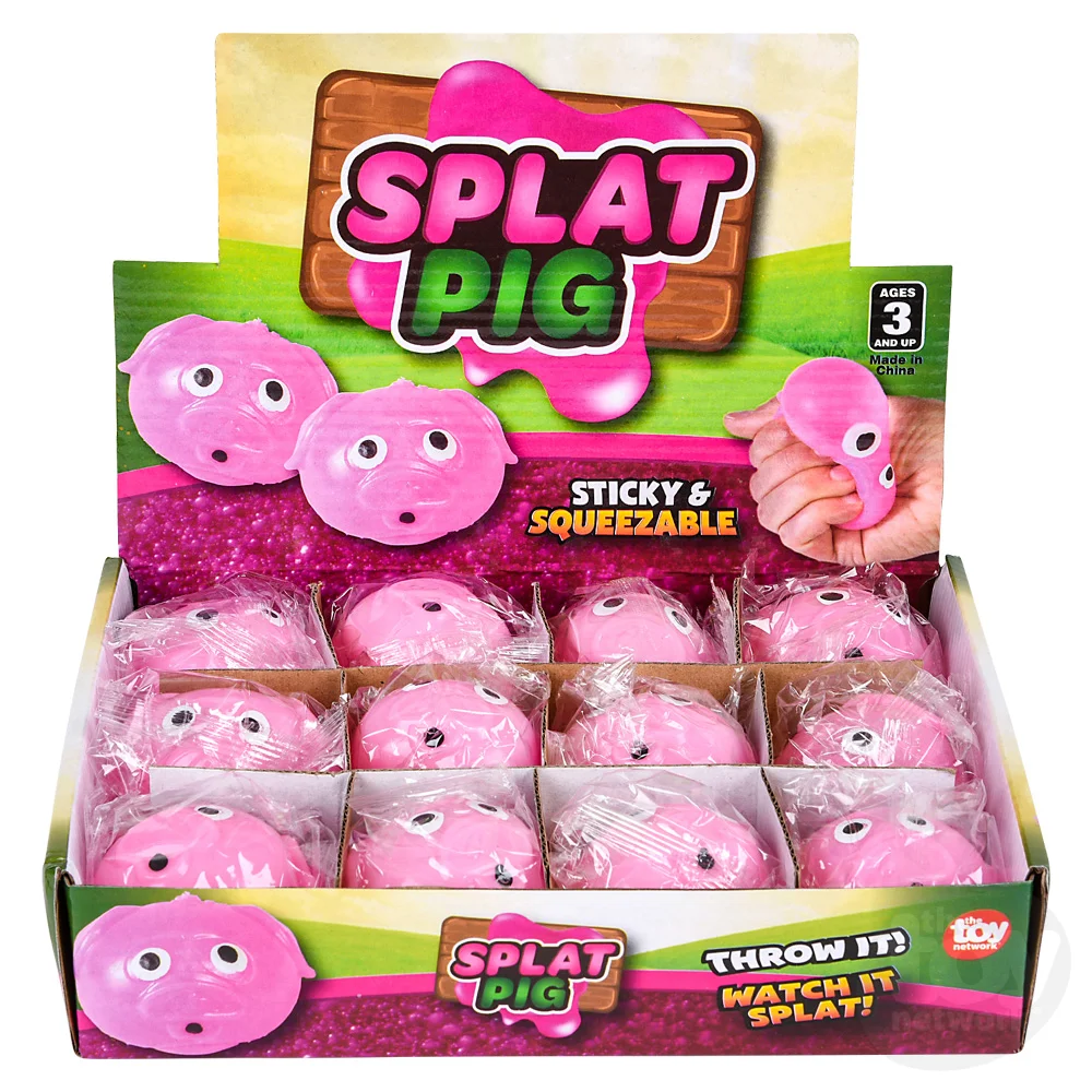 Pig store splat toy