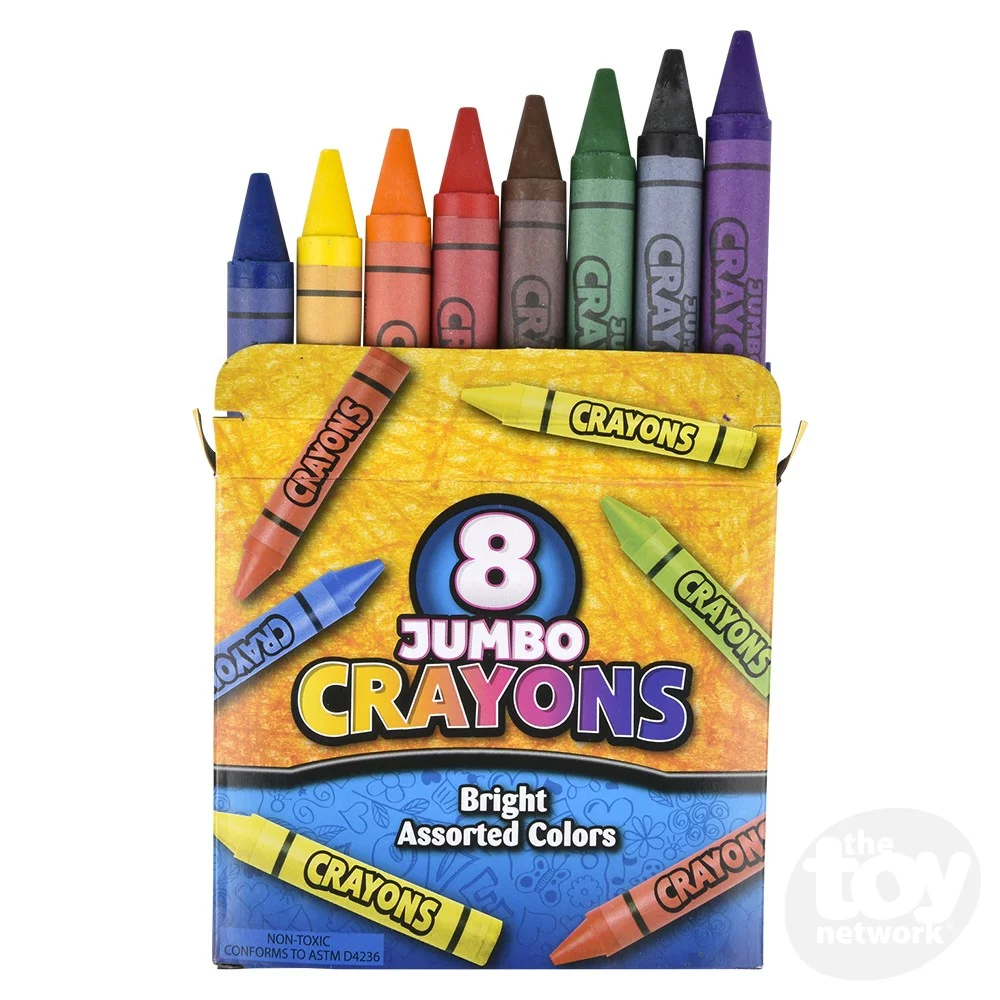 Jumbo Crayon 8pc