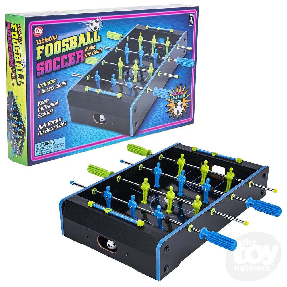 Neon Wooden Tabletop Foosball Game 20