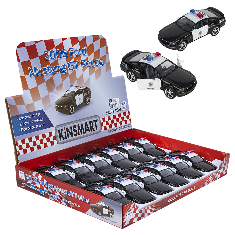 5" DieCast 2006 Ford Mustang GT Police Car