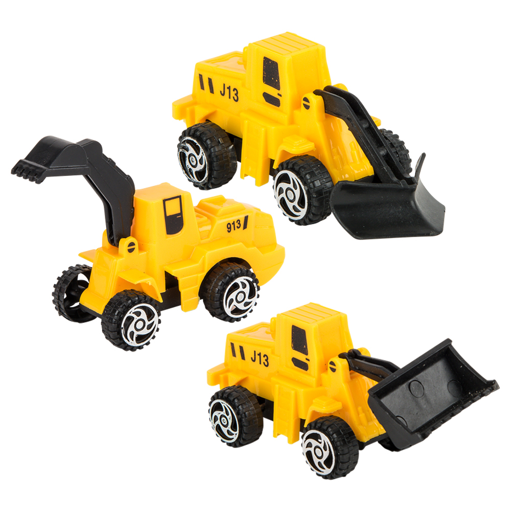 2" Pull Back Construction Truck