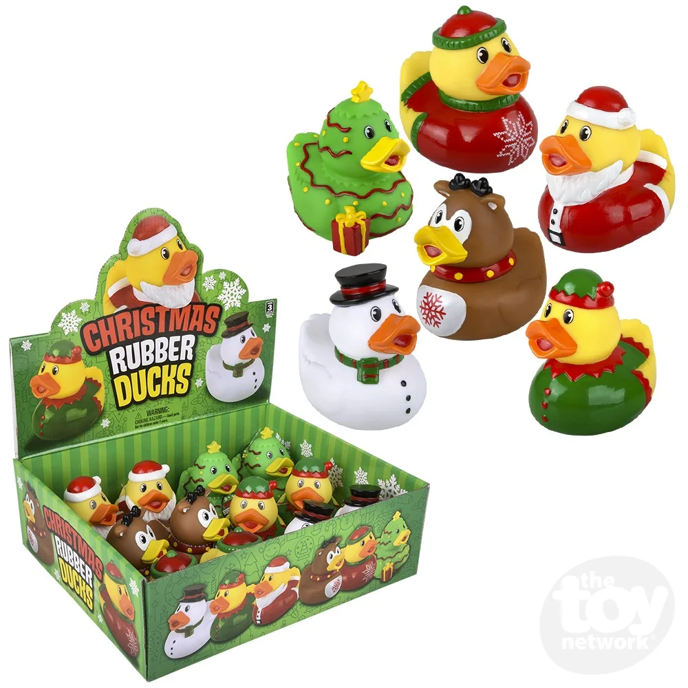 Rubber sales duck christmas