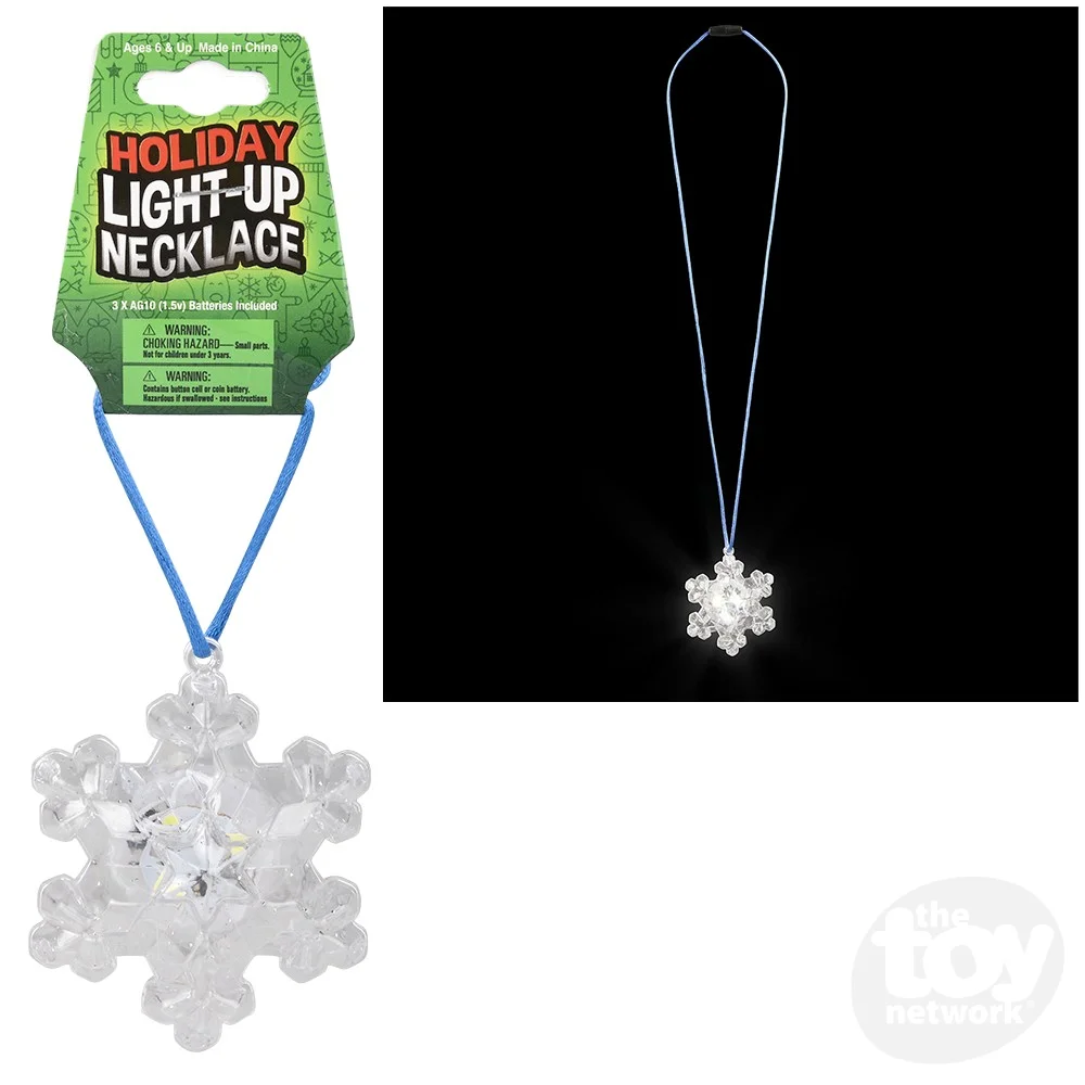 Light up clearance ornament necklace