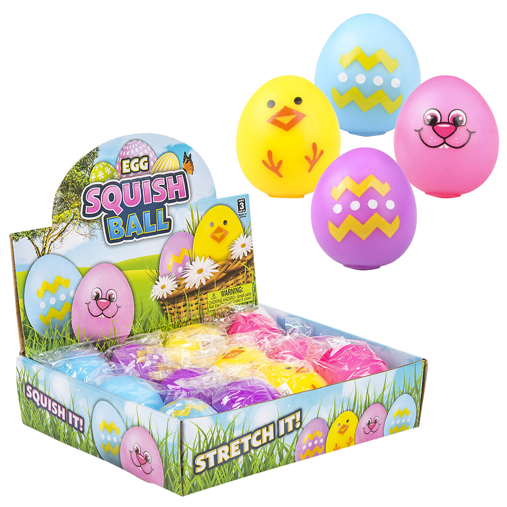 Squeezy Easter Eggs (Pack of 6) Easter Toys
