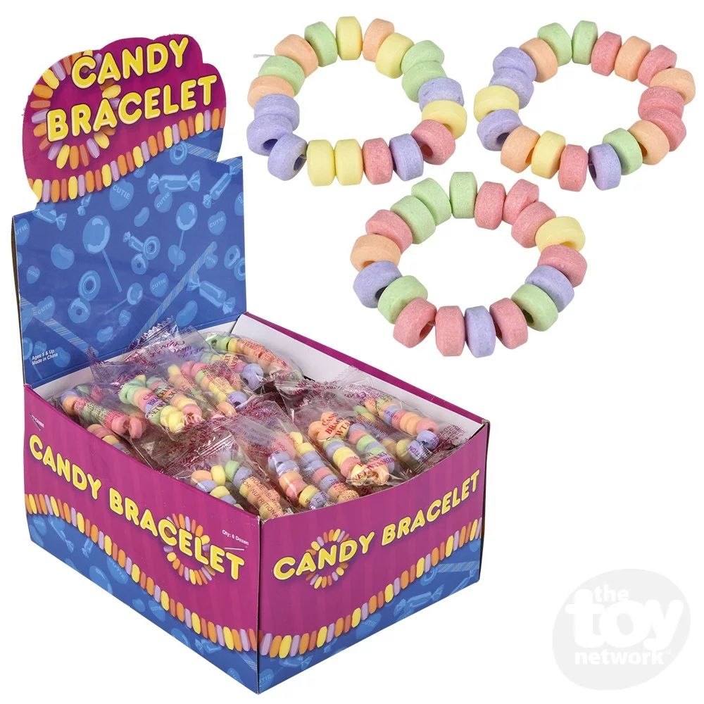 Candy Necklace - (16 Count) Individually Wrapped - Candy Jewelry